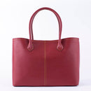 [サルベージ PROJECT]<br>フレンチカーフ ラージトートバッグ<br>color：レッド