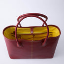 [サルベージ PROJECT]<br>フレンチカーフ ラージトートバッグ<br>color：レッド