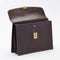 [French calf] <br> 2 knob cubse bag <br> Color: Dark brown <br> [Made -to -order production]