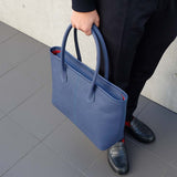 [French calf] <br>Royal M tote bag<br>color: ink blue<br>[Made to order]