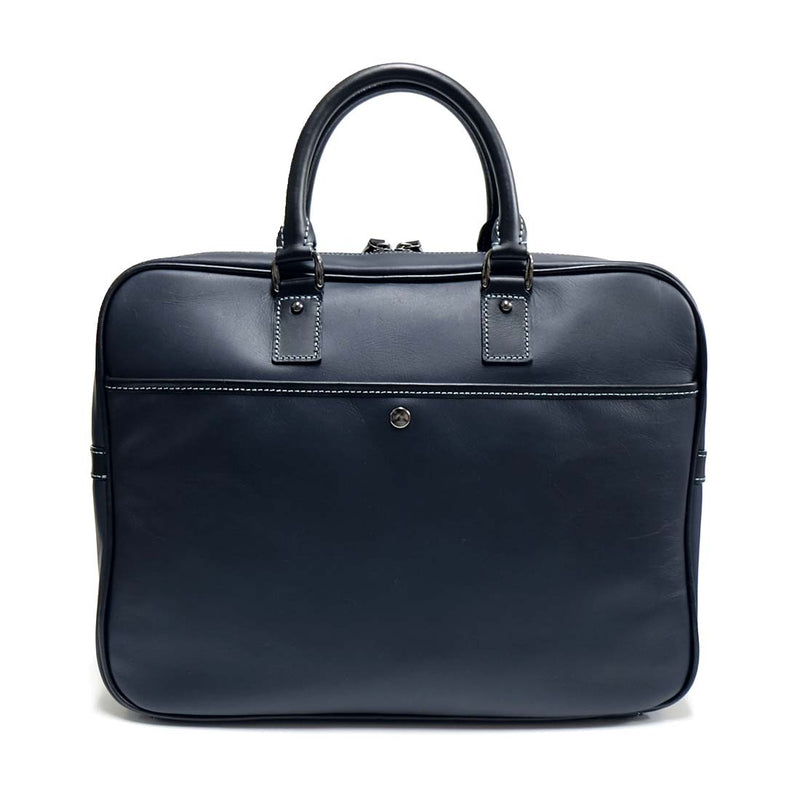[Smooth leather] <BR> Paul Brief <br> Color: Navy x Black