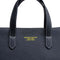[Tryon Lagoon] <br> Shoulder tote bag <br> Color: Navy x off -white stitch