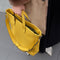 [Tryon Lagoon] <br> Shoulder tote bag <br> COLOR: Mustard Yellow