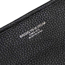 [Shrink leather] <br> Cosme pouch <br> COLOR: Black x Black Stitch