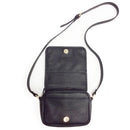 [Shrink leather] <br> Tassel mini -shoulder <br> color: Black x Light Gray