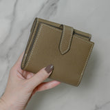 [French calf] <br>hookup wallet<br>color: taupe