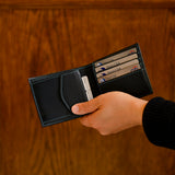 [Yamato] <br>international wallet<br>color: navy<br>[Made to order]