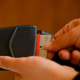 [Yamato] <br>international wallet<br>color: navy<br>[Made to order]