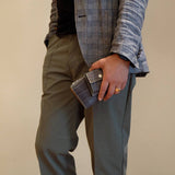 [Color Crocodile] <br>mini snap wallet<br>color: gray<br>[Made to order]