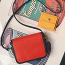[French Calf] <br> Mini Snap Wallet <br> COLOR: Yellow