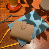 [French calf] <br>hookup wallet<br>color: taupe