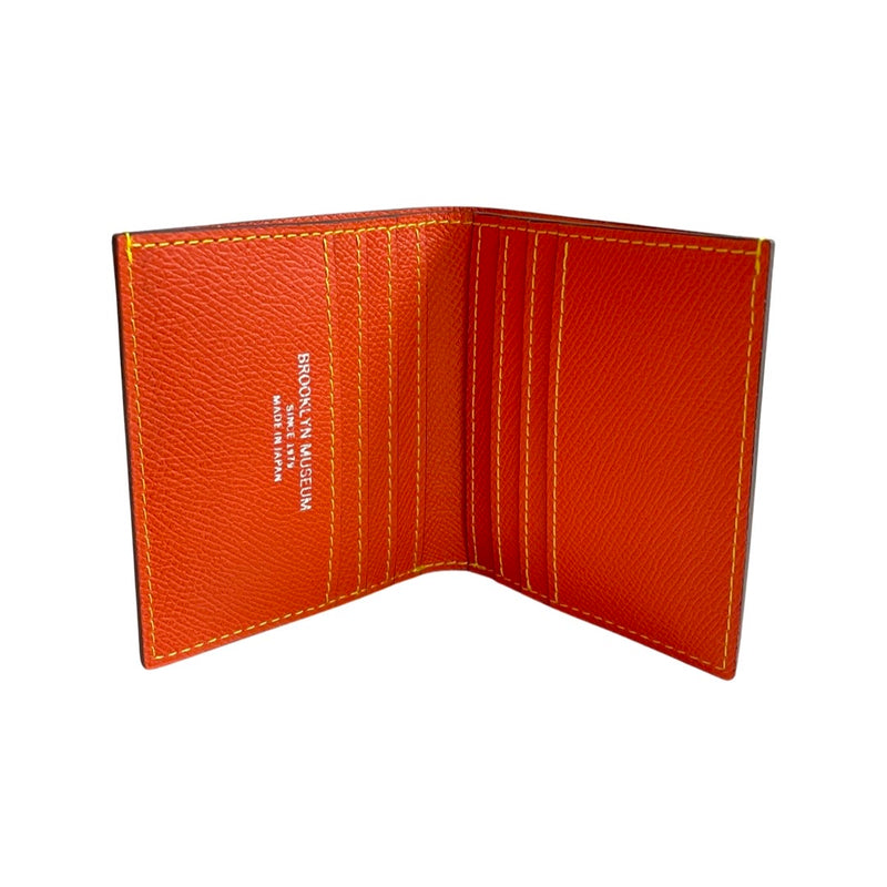 [French calf] <br> Mini wallet <br> color: Orange