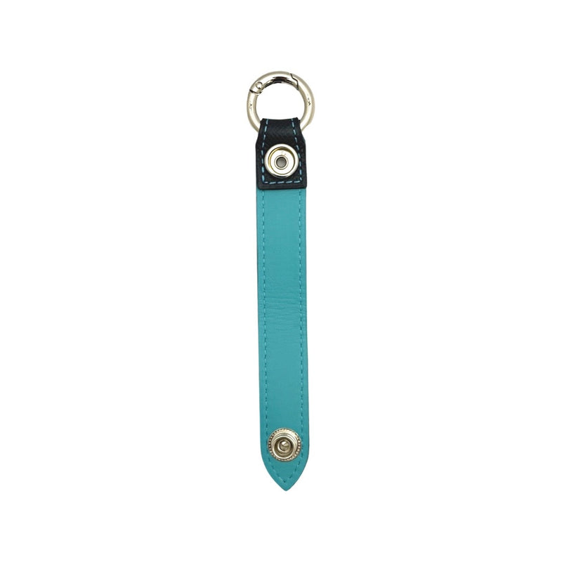[French calf] <br> Keychain <br> Color: Navy