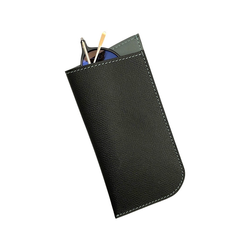 [French calf] <br> Glasses case <br> color: Black <br> [Made -to -order]