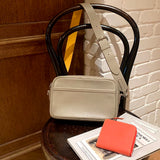 [French calf] <br>Half L zip wallet<br>color: orange