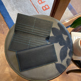 [French calf] <br>Long wallet (no coin purse)<br>color: navy<br>[Made to order]