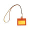 [French calf] <br> Both sides of ID strap <br> color: Orange