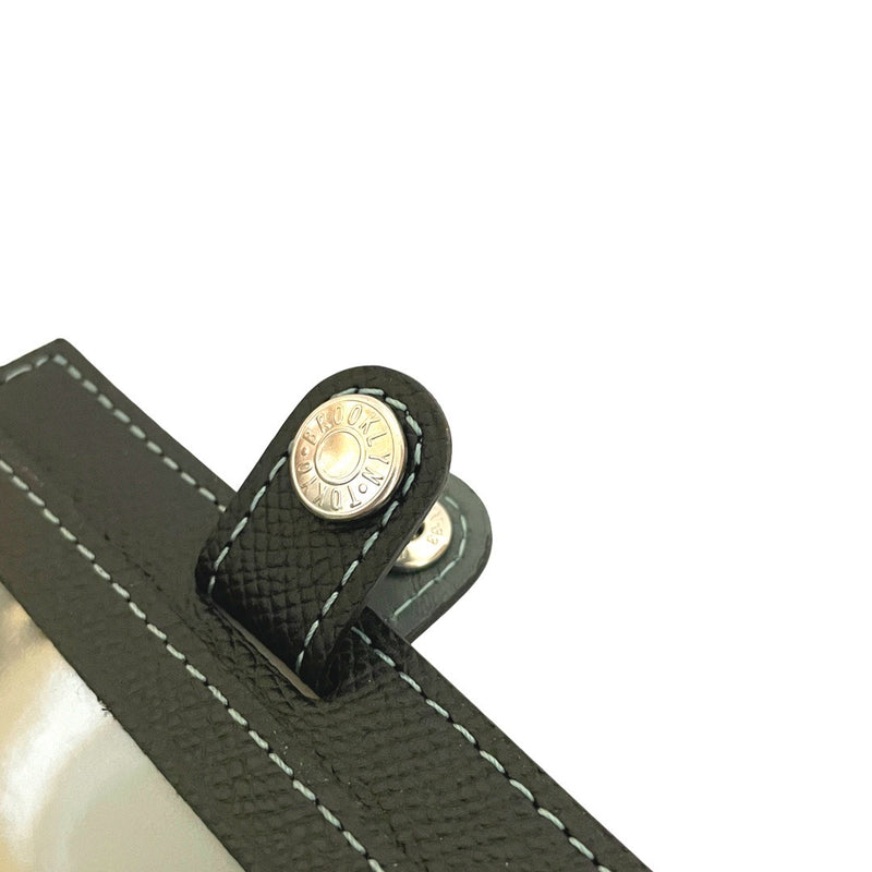 [French Calf] <br> Both sides of ID strap <br> color: Black