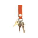 [French calf] <br> Keychain <br> Color: Orange