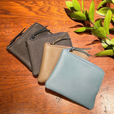 [French calf] <br>Pouch S<br>color: Jean blue