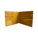 [サルベージ PROJECT]<br>ヤマト型押し 16×19.2手帳カバー<br>color：イエロー