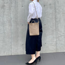 [Tryon Lagoon] <br> Shoulder mini tote <br> color: Tope