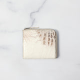 [Himalayan Crocodile] <br>Half L zip wallet<br>[Made to order]